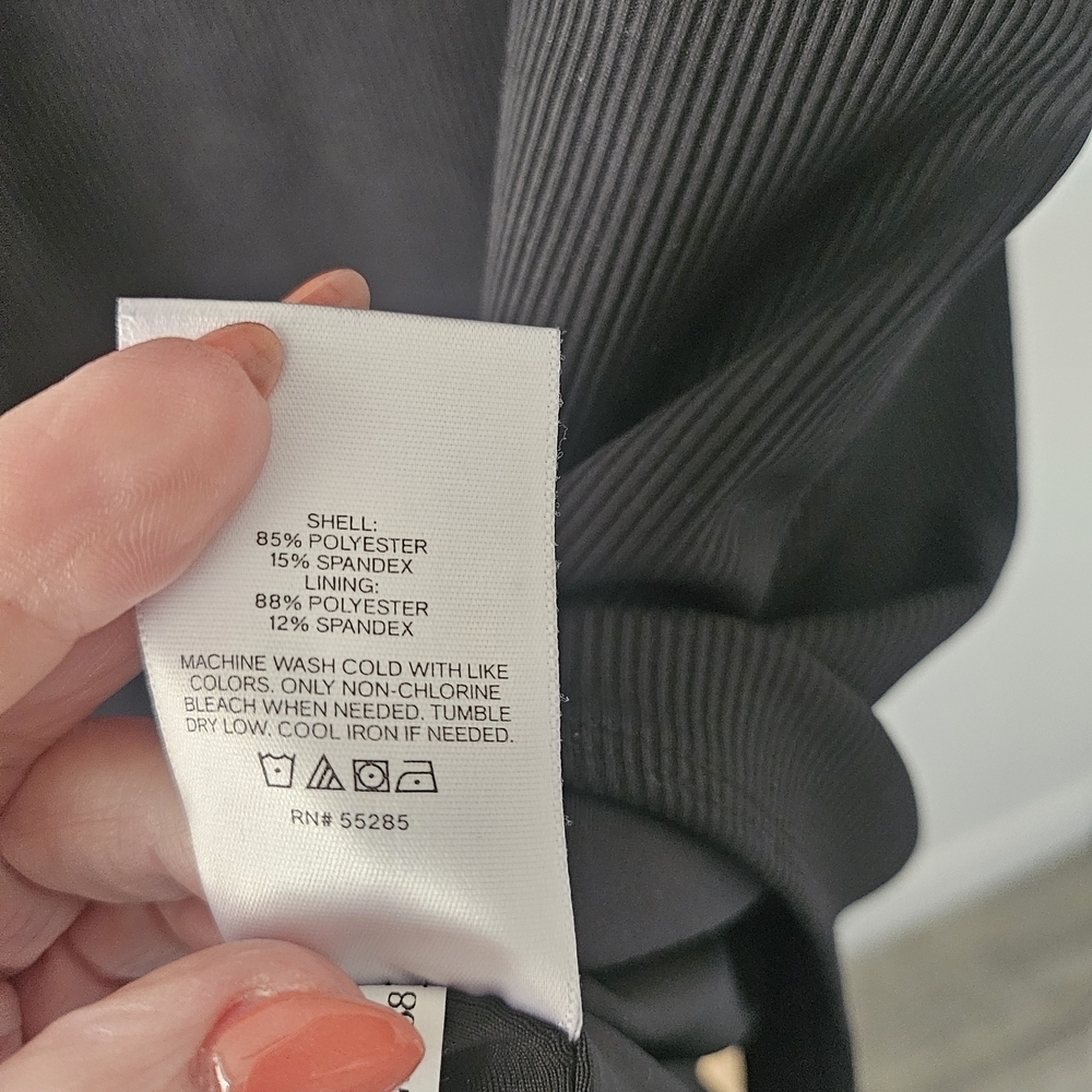 Express Body Contour Ribbed Bodysuit, Size L - Picture 2 of 8